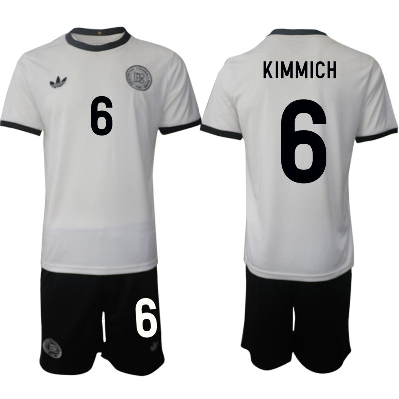 Men 2025-2026 Season Germany home white #6 Soccer Jersey